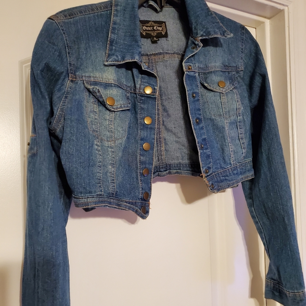 Outer edge jean jacket